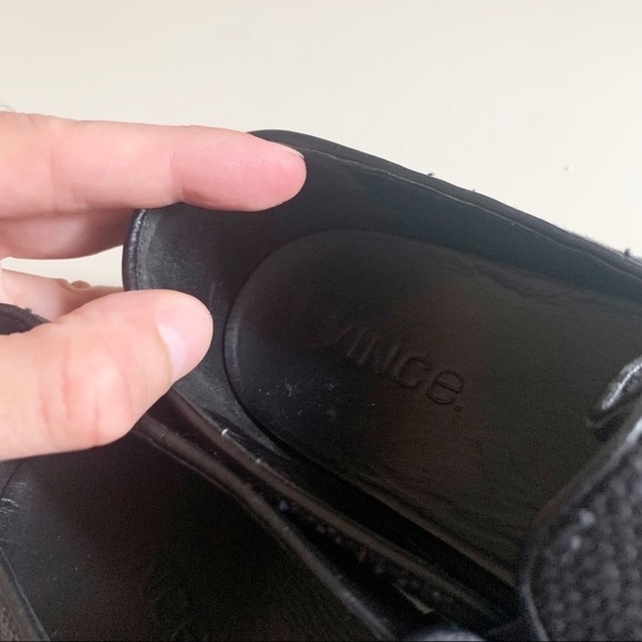 VINCE Blair Perforated Leather Slip-On Sneakers Women’s Size 6 - Picture 10 of 11